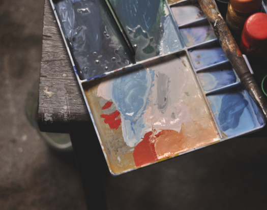 Water color palette